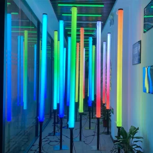 Outdoor 2m RGBW Milky Tubes Light RGB 3D Led DMX Tube