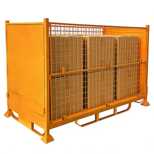 Wholesale Customized Foldable Metal Cold Rolled Steel Folding Cages Storage Cage for Factory