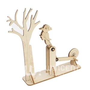 Wincent DIY 3D Wooden Puzzles Educational STEM Science Experiment Toys with Under 50 Pieces 5 to 7 Years Decorative Unisex