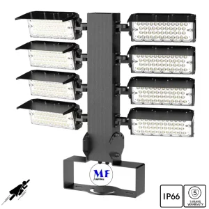 Factory Price 5 Years Warranty 1200W 6000K 155lm/W-165lm/W 10° /20° /40° /60° /90° LED Sport Stadium Lighting for Sports Field