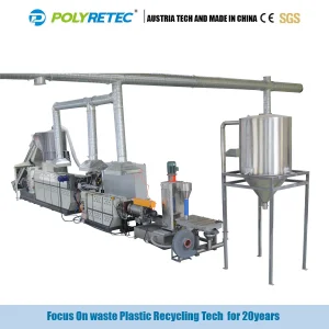 High Output PE PP Plastic Pelletizing Machine for Plastic Recycling Plant