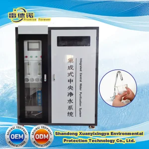 Máquina de filtro de gabinete de purificador de agua de acero inoxidable, sistema de tratamiento RO inteligente
