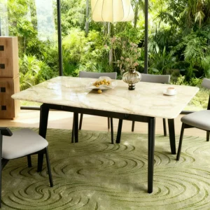 Wholesale Price Sts Tech Stone Custom Pattern Rich Tough Light Eco Dining Table