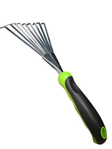 Factory Outlet Stainless Steel Hand Rake Soil Tiller Ergonomic Handle Gardening Tool