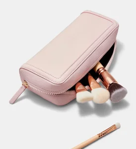 Pebble Leather Cosmetics Pouches Daily Makeup Beauty Bag Travel Brush Organizer Bag Cosmetic Bags