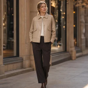 Utility Leather Jacket