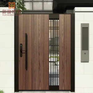 Wholesale Manual Sliding Automatic Main Drivey Aluminum Interior Security Steel Door