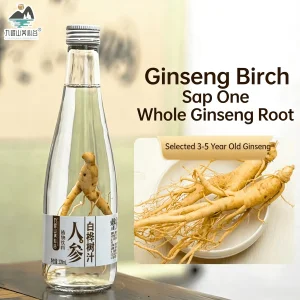 Jiufengshan Yangxingu Birch Sap A Whole Ginseng Root