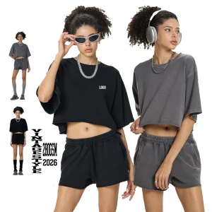 Vintage Streetwear t shirt Crop Top