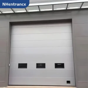 Commercial Industrial Steel Insulated Overhead Door for Factory and Warehouse Sectional Garage Door