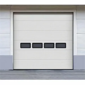 Auto Galvanized Steel Warehouse Industrial Sectional Automatic Safety Overhead Sliding Garage Lifting Exterior Doors