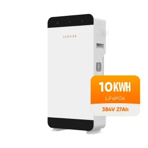 Sunark 384V Bateria LiFePO4 Lítio 10kwh Pacote de Bateria Solar para Casa