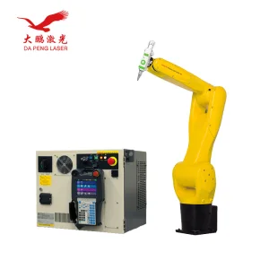 Industrial Automatic 3D Metal Tube Sheet Robot Arm Laser Cutting Machines 6 Axis Robotic Fiber Laser Cutter