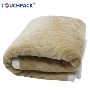 Custom Wool Blanket Comfort Leopard Print Chunky Knit Weighted Blanket