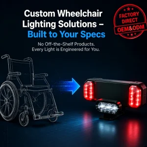 Custom Wheelchair LED Lighting OEM ODM