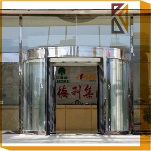 Commercial Building Entrance Revolving Door Automation System