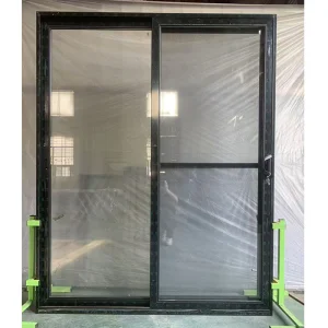Custom Soundproof UPVC Profile Residential Interior Partition Plastic Steel Sliding Door