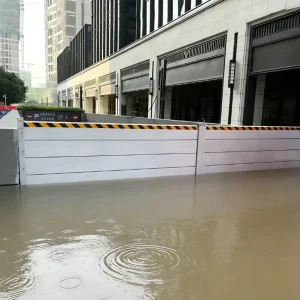 Flood Control Barrier Adjustable Height Aluminum System for Perimeter Storm Water Protection