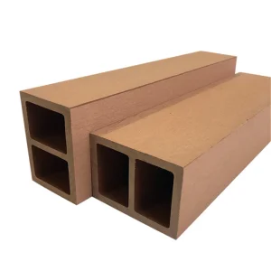 Outdoor Wood Plastic Composite Railing / 60*40mm WPC Post Railings