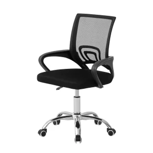 Spine Support Strong and Tough Mesh Swivel Ergonomic Office Chair for Library