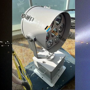 Corrosion-Resistant LED Marine Searchlight with Remote Control Options
