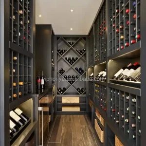 Premium Walk-in Wine Cellar with Durable Stainless Steel Design