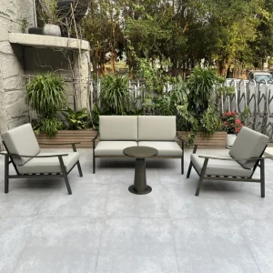 Low-Maintenance Fabric Outdoor Furniture with High Resilience Foam for Restaurant