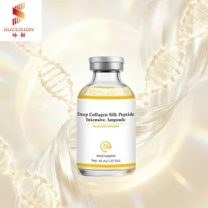 High Quality 40ml Deep Collagen Silk Peptide Ampoule Wrinkles Fine Lines Smooth Firming Enhance Skin Elasticity Serum