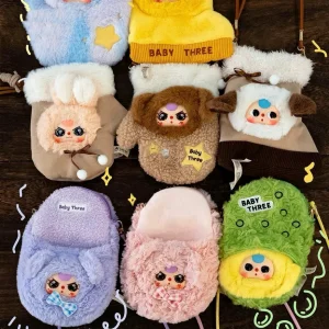 Authentic Baby Three Plush Blind Box Doll Phone Bag Collectible Gift Animals Theme