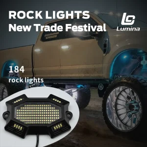 Ultra Bright 184 LEDs Rock Lights IP68 Waterproof