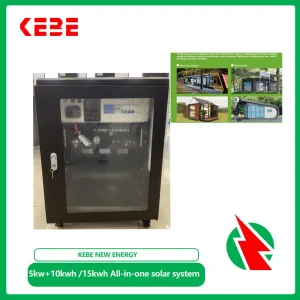 5kw All in One Residential Bess with 5kwh 10kwh 48V 51.2V LiFePO4 Battery Hybrid Solar Inverter for Home Energy Storage System