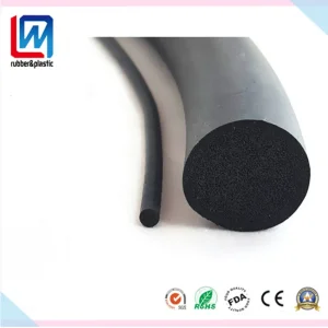 Flexible/Soft Round Sponge/ Foam Rubber Cord Sealing Strip for Automotive, Machinery