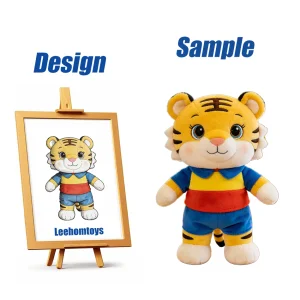 Wholesale Educational Interactive Design Tiger Plush