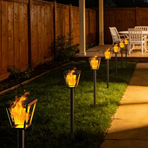 Solar Outdoor LED Floor Lamp