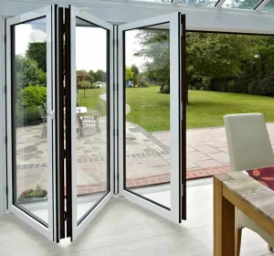 Aluminium Bifold Accordion Custom Size Best Folding Patio Door