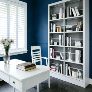 Luyuan Cold-rolled Steel Bookshelf Large Capacity Storing Books for Home Study Floor-Standing
