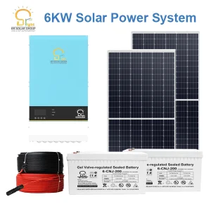 Sistema de Paneles Solares 5kw 10kw 15kw 20kw 40kw 60kw sistema de energía solar para hogar fuera de la red