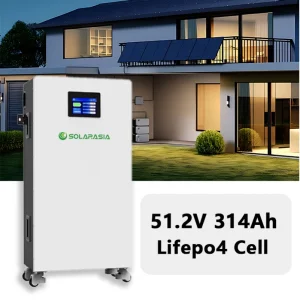 LiFePO4 Energy Storage Battery System 51.2V 314ah 16kwh Mobile Lithium Solar LFP Battery for Residential Use