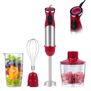 High Speed Handheld Electric Stick Immersion Hand Blender Mixer Juicer Chopper Frother