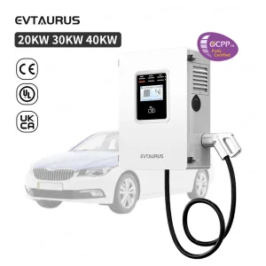 20kw 30kw 40kw IP54 شاحن سيارات كهربائية بقدرة تيار مستمر من والبوكس بيد جي بي تي شاديمو سي سي إس للاستخدام المنزلي والتجاري