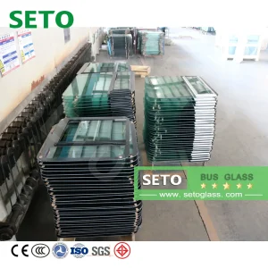 Hotsell Factory Rear/Side/Front Bus Windshield Glass Sliding Windows Tempered Glass