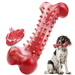 Durable Dog Soft Chew Toy for Indoor and Outdoor Teeth Cleaning