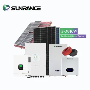 All-in-One Solar System Set with Lithium Ion Battery 3.5kw 5kw 8kw 10kw 20kw 30kw 40kw 50kw Complete Hybrid Solar Energy System with Solar Panels and Inverter
