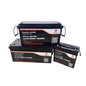 12V 50Ah 100Ah 150Ah 200Ah 300Ah LiFePO4 Deep Cycle Bluetooth Lithium Battery For Solar &amp; RV Energy Storage