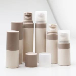 Cheap 15ml 30ml 50ml Airless Serum &amp; Face Cream Bottle PP Plastic Empty Cosmetic Packaging with Pump and Screen Printing