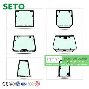 Clear High Density Side Door Tempered Glass for Engineering Vehicle/Grader