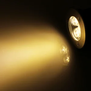 3W À prova d'água IP67 Luz RGB embutida subterrânea LED para paisagismo ao ar livre, caminho e ponto de luz