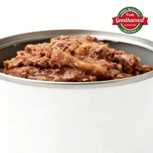 Comida enlatada para perros de alta calidad, fórmula de pollo y res, comida húmeda