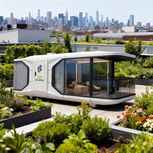 Heavy-Duty PVC Prefab Capsule House Steel-Framed Durable Disaster Housing