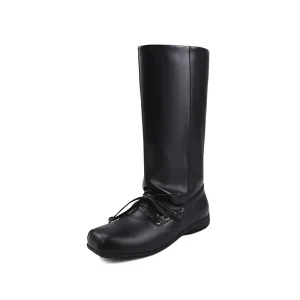 Best Q.L Codex Brown Leather Western Mid-Calf Pull-On Boots Suppliers, Products